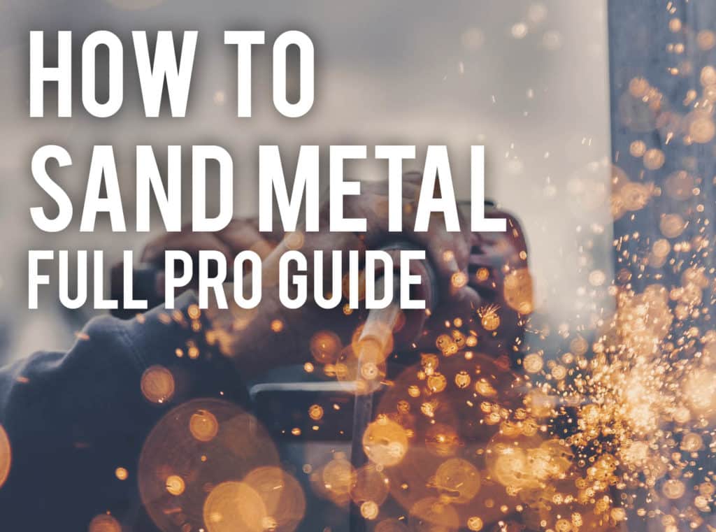 how to sand metal